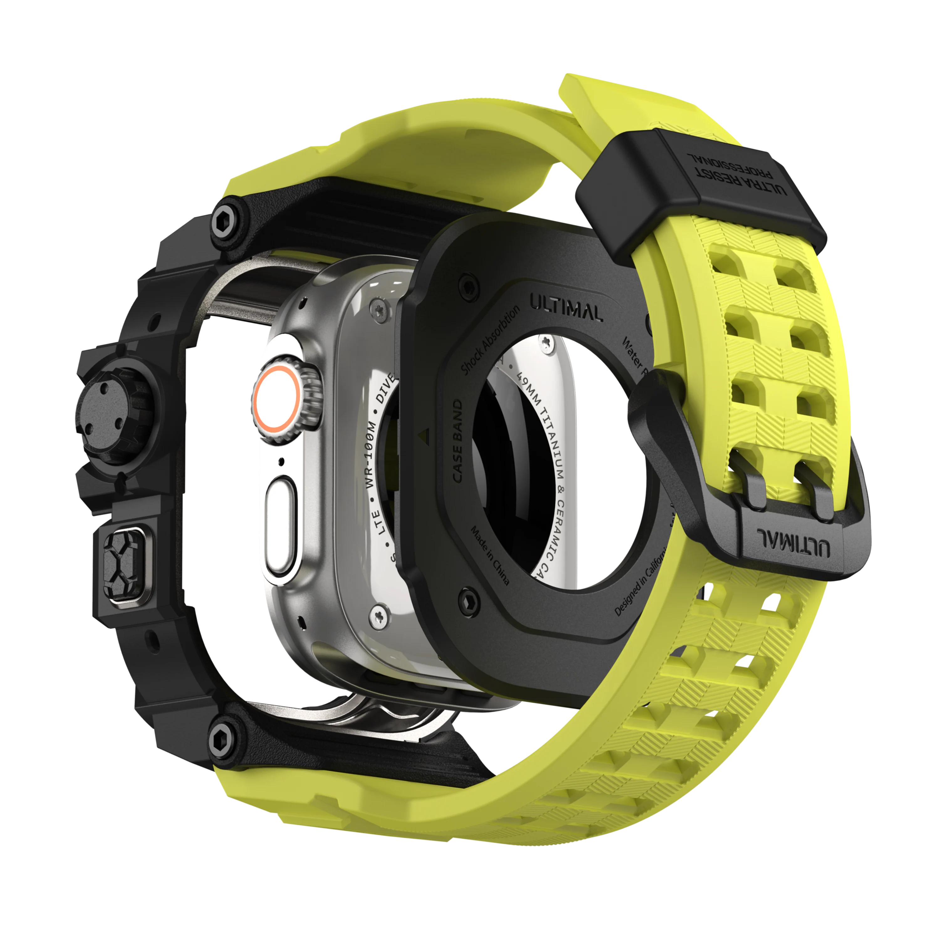Shield Protect Case Band for Apple Watch Lemon Yellow - Image 10