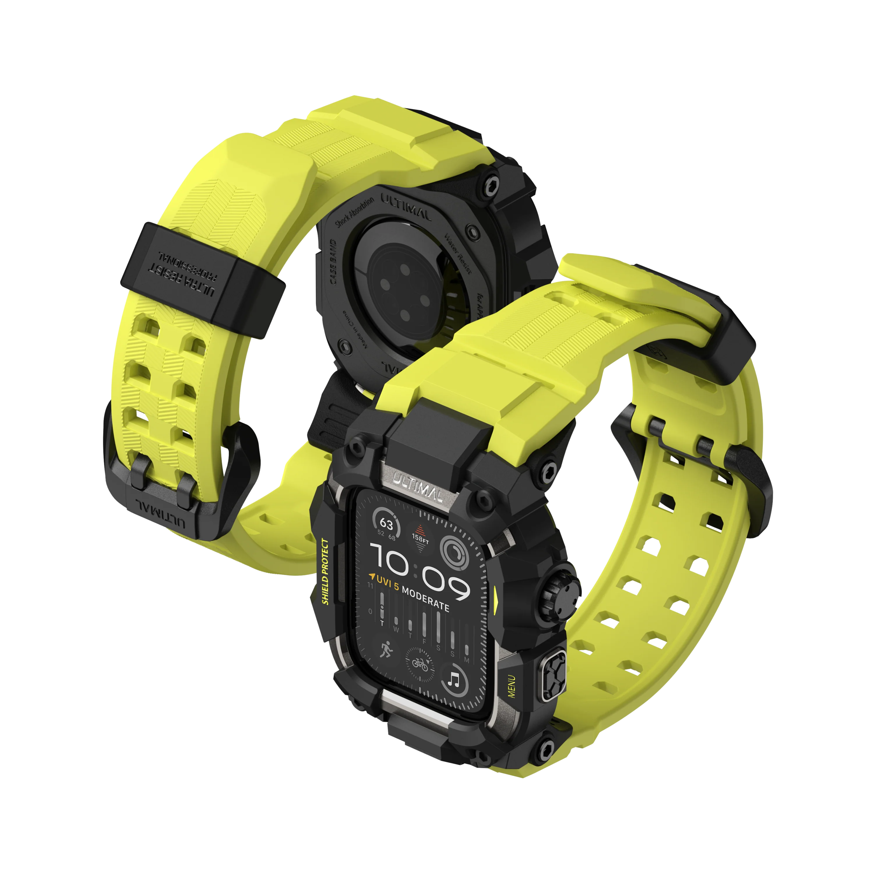 Shield Protect Case Band for Apple Watch Lemon Yellow - Image 15