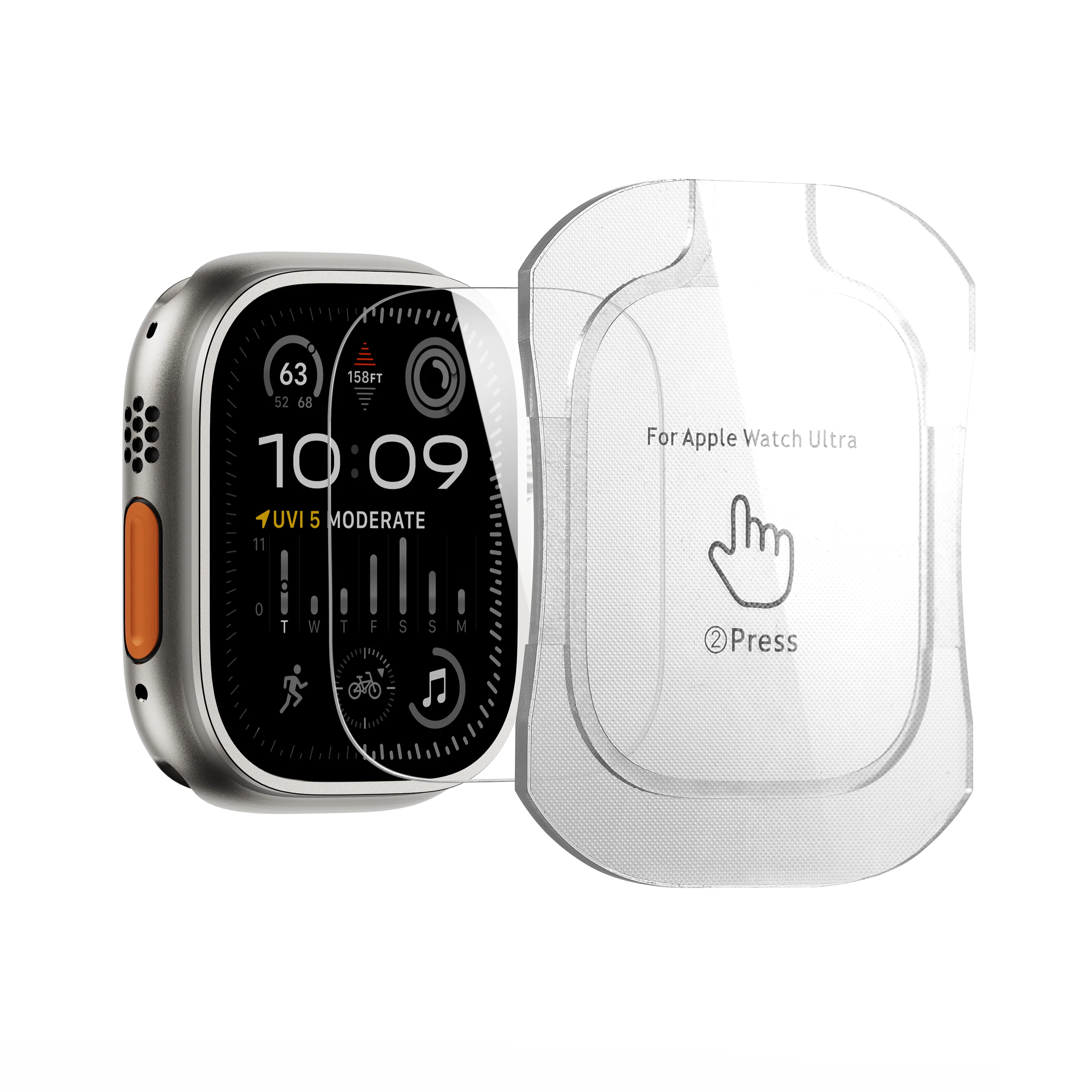 Shield Protect Case Band for Apple Watch Orange - Image 13