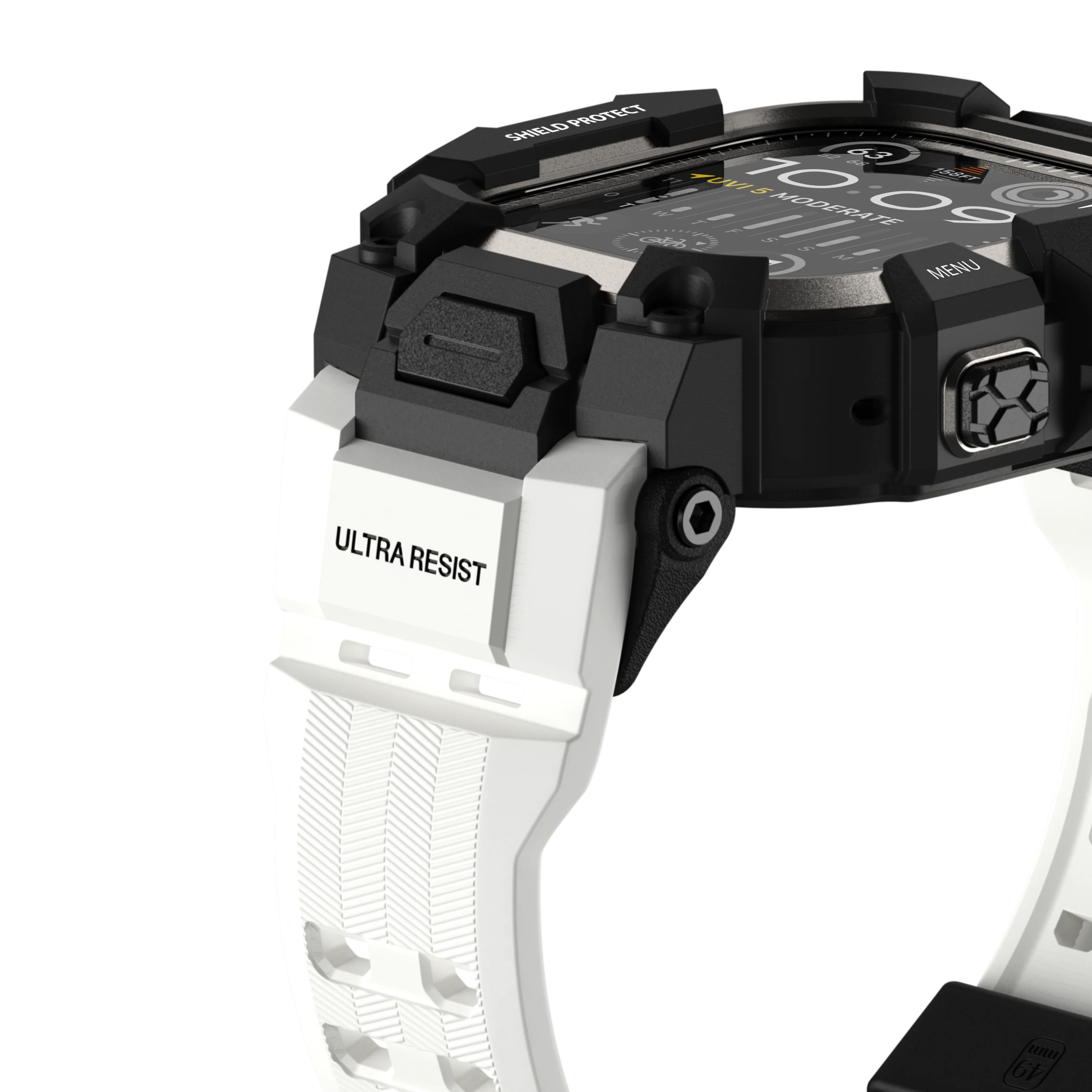 Shield Protect Case Band for Apple Watch White - Image 11