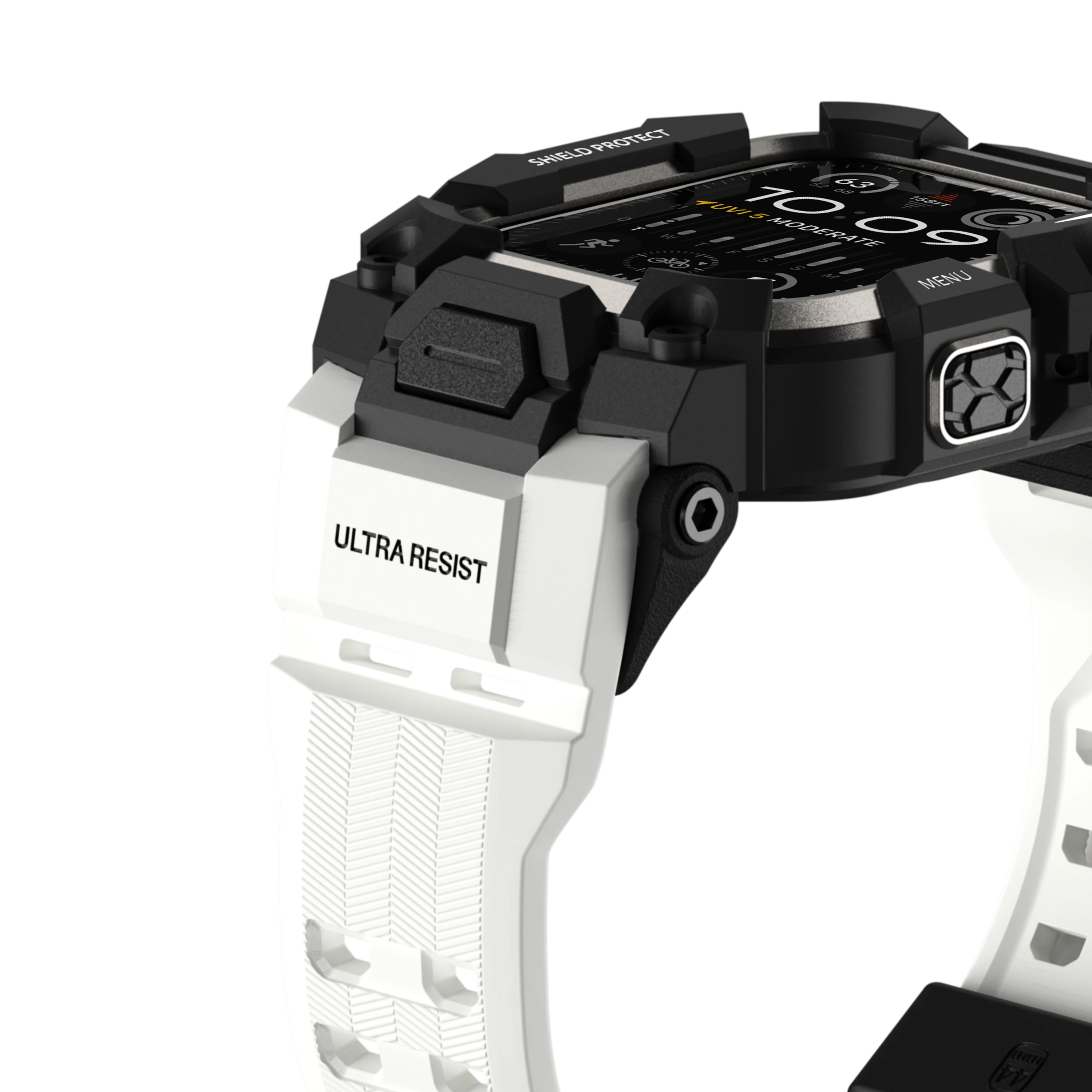 Shield Protect Case Band for Apple Watch White - Image 24