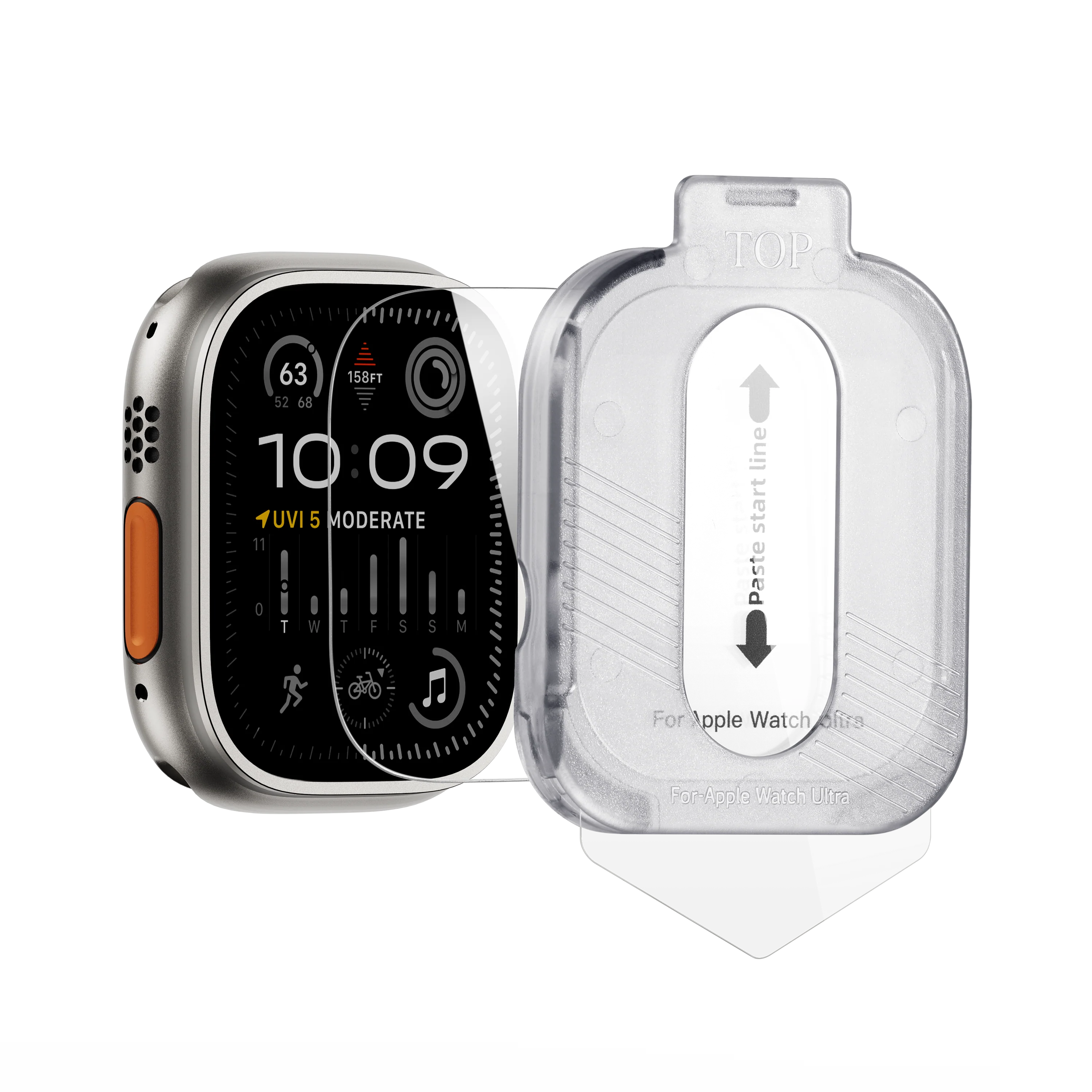 Shield Protect Case Band for Apple Watch White - Image 4