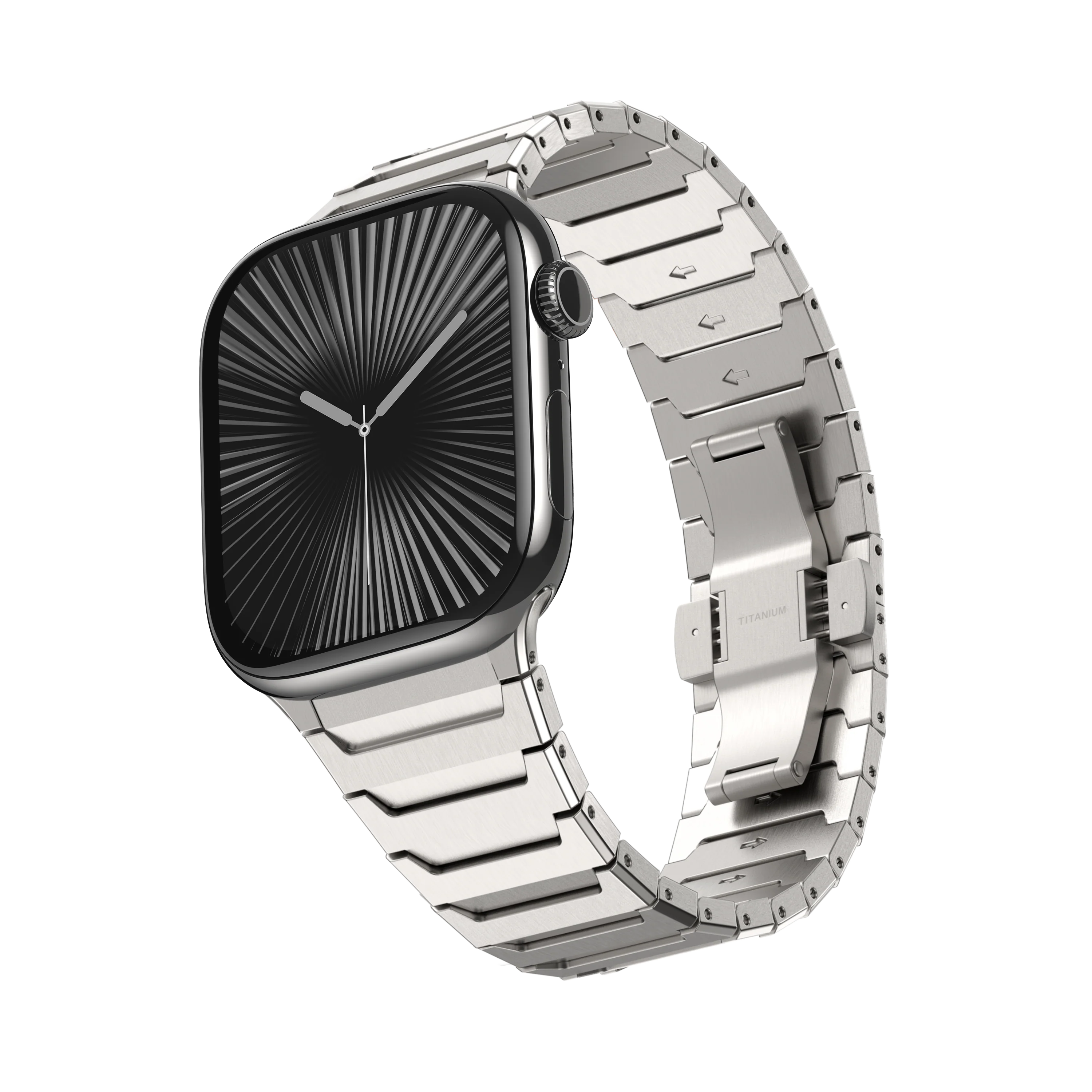 Smussare Natural Titanium Band for Apple Watch - Image 12