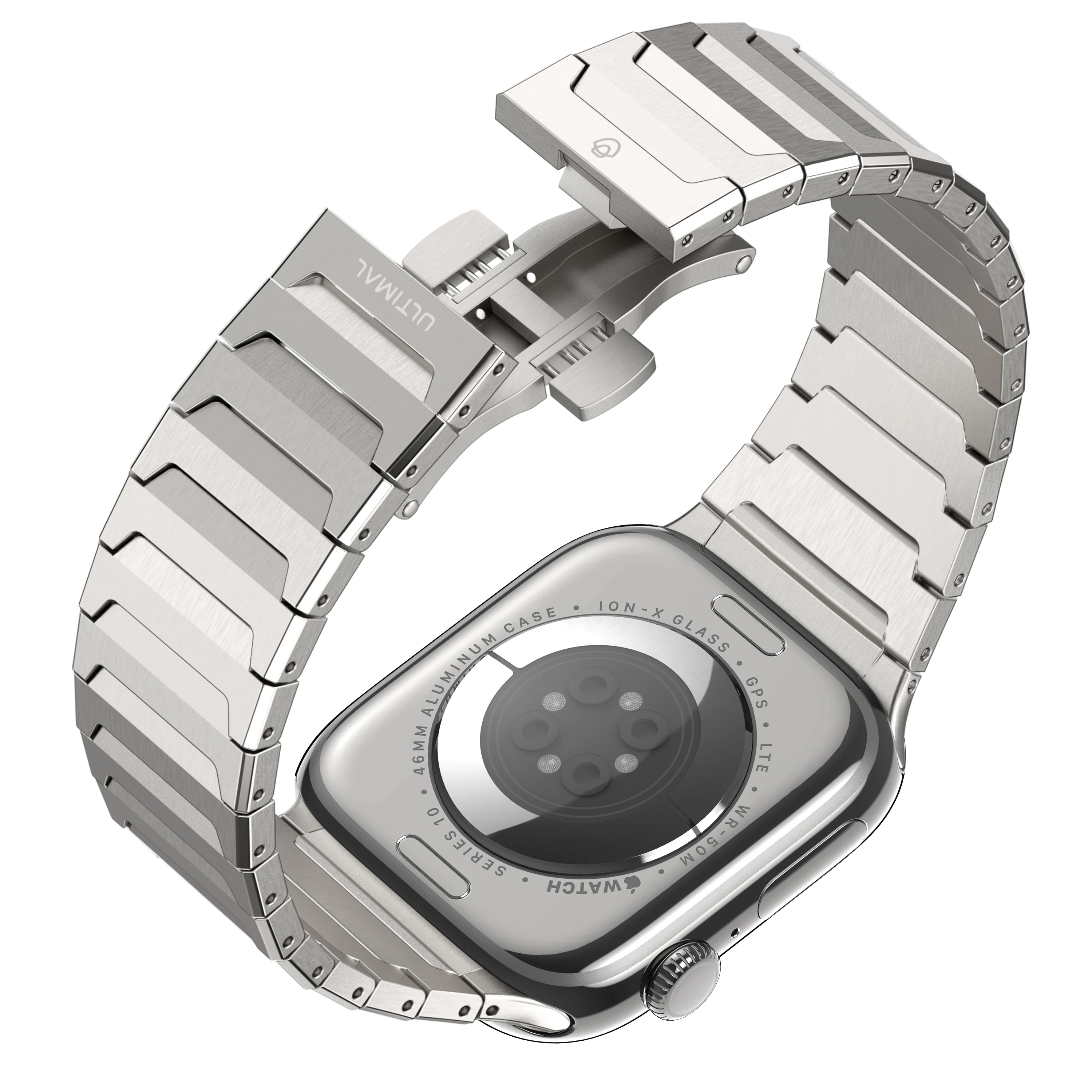 Smussare Natural Titanium Band for Apple Watch - Image 15