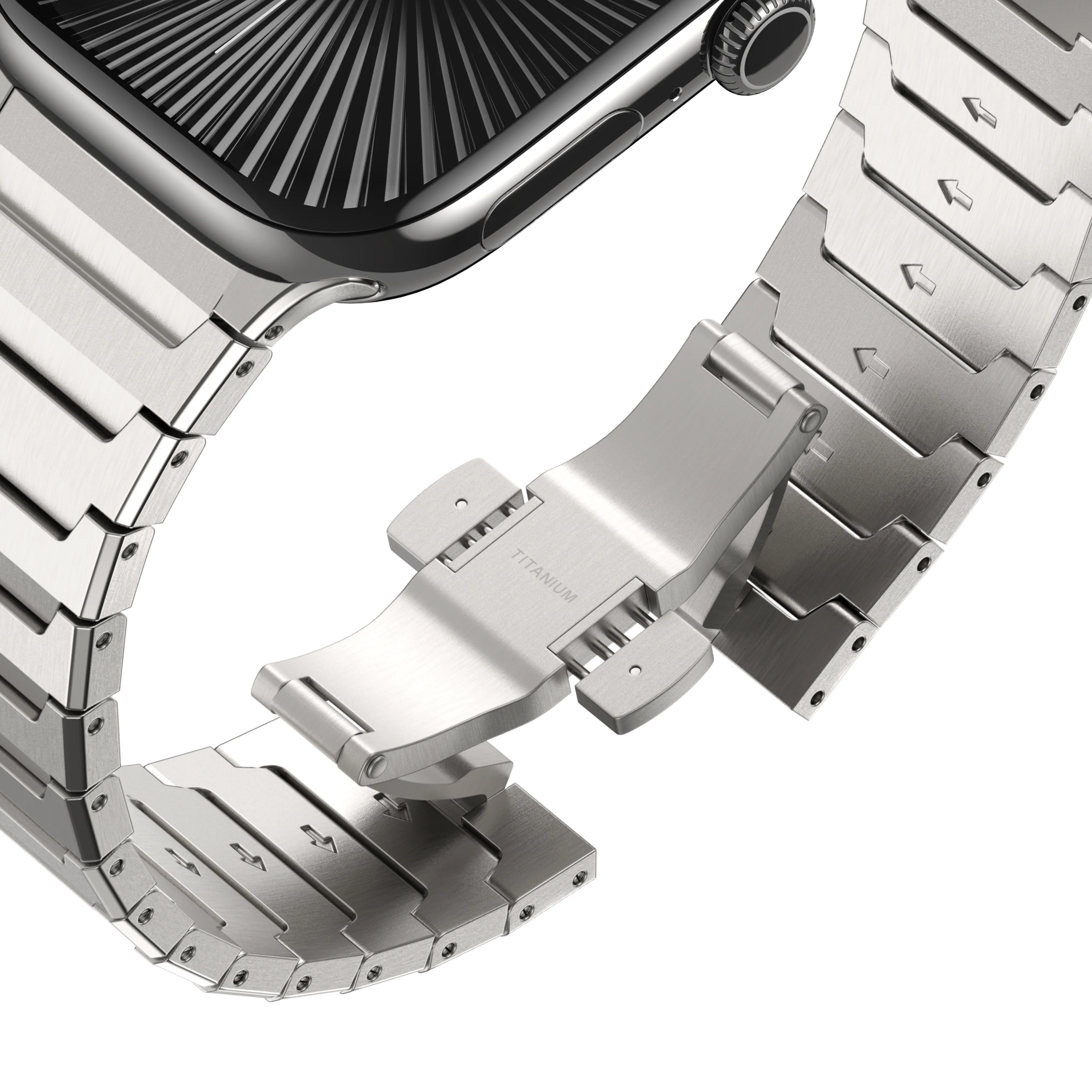 Smussare Natural Titanium Band for Apple Watch - Image 16
