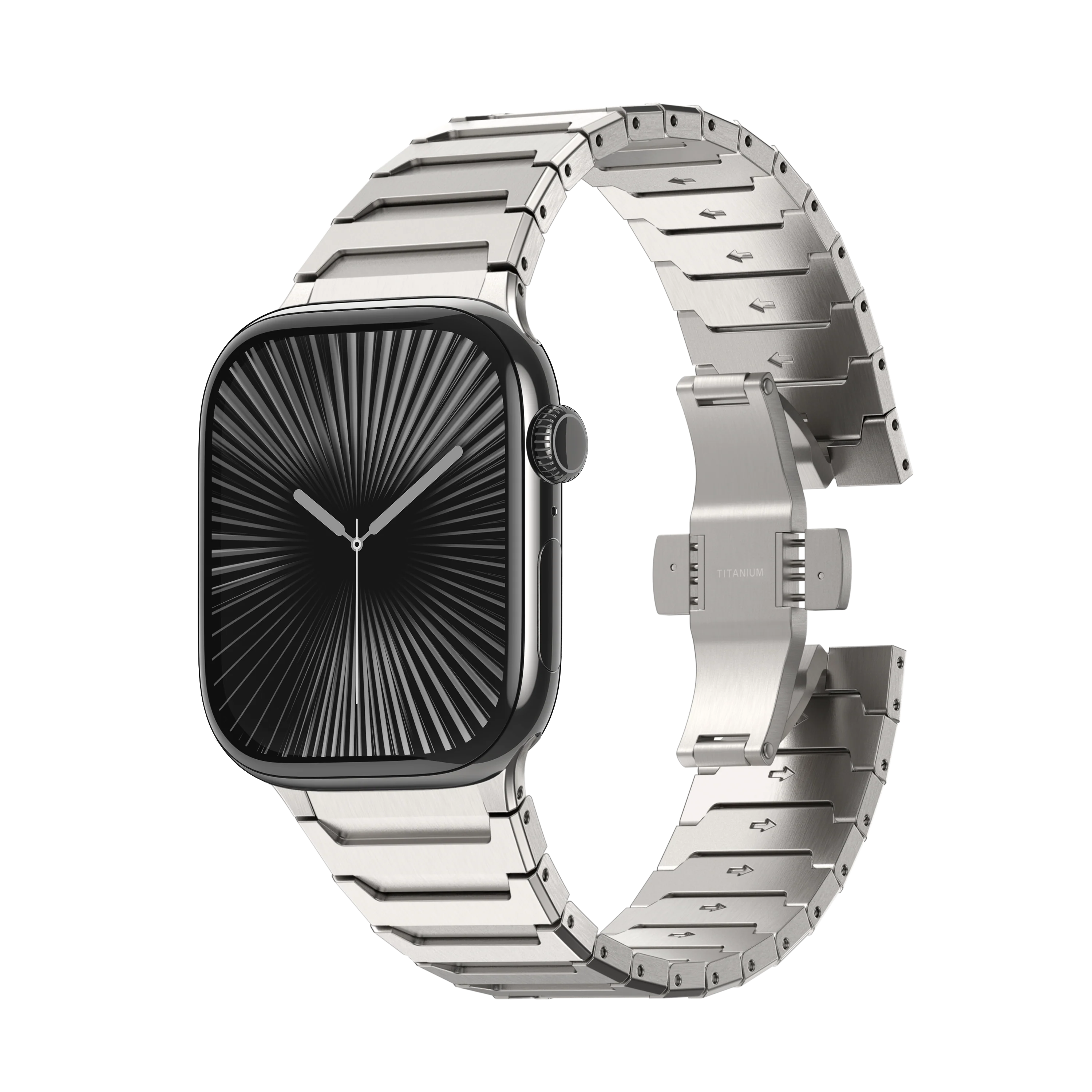 Smussare Natural Titanium Band for Apple Watch - Image 18