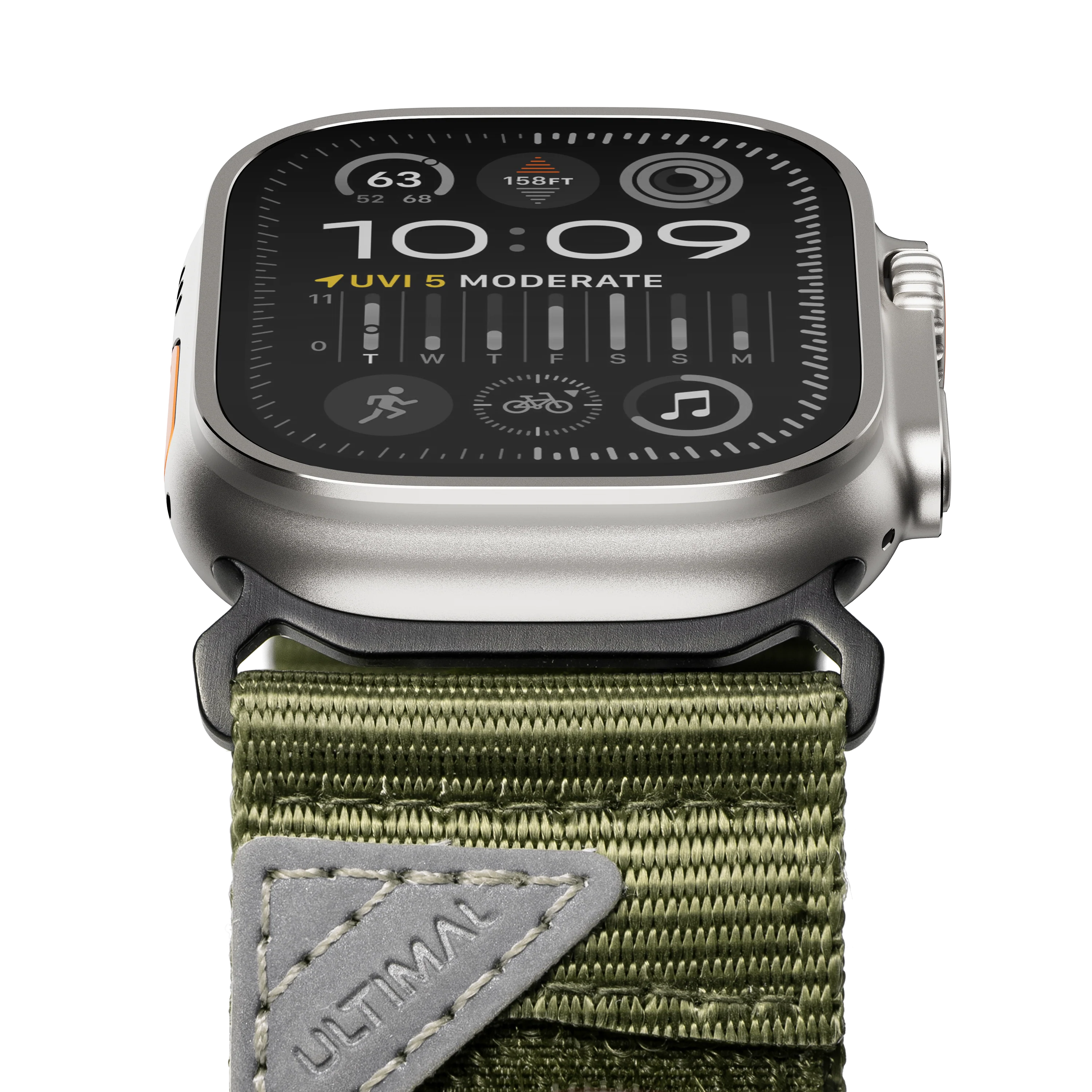 ULTIMAL Wide Nylon Watch Band for Apple Watch - Image 21