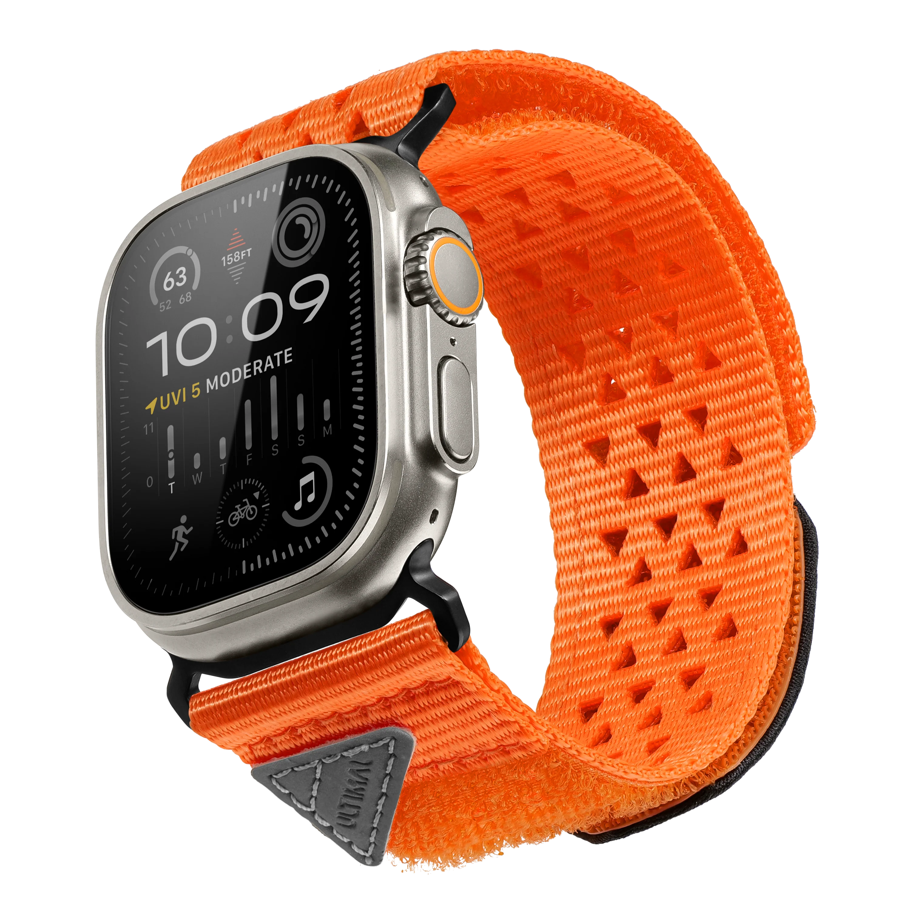 ULTIMAL Wide Nylon Watch Band for Apple Watch - Image 3