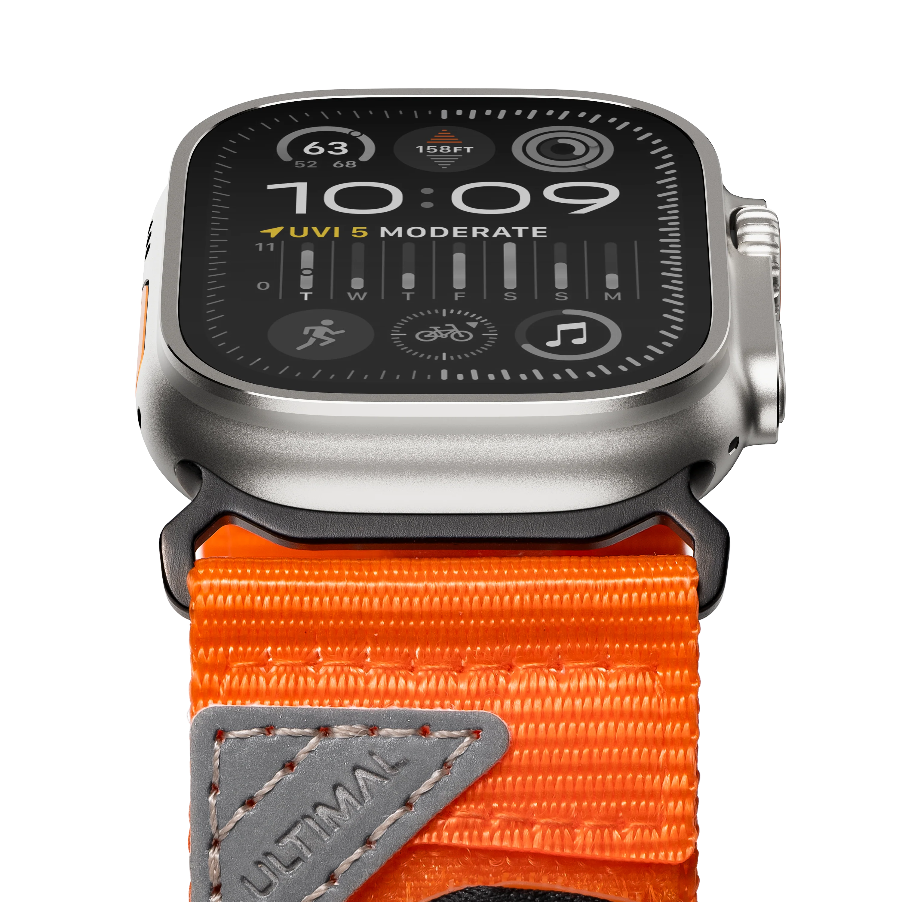 ULTIMAL Wide Nylon Watch Band for Apple Watch - Image 5